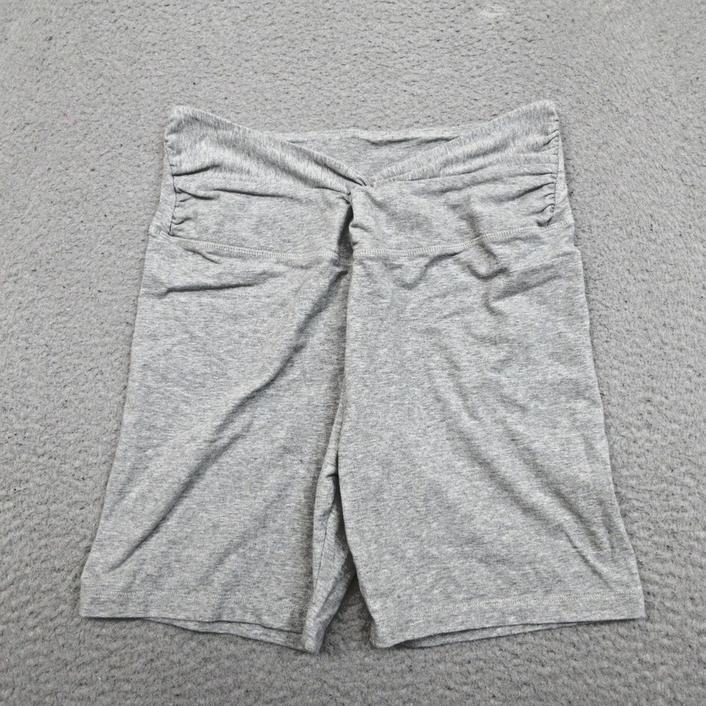 PINK Victorias Secret Y2K Biker Shorts Women Large Gray Lounge Athleisure Casual